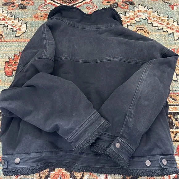 Wild Fable Sherpa Lined Denim Jacket - Picture 3 of 4